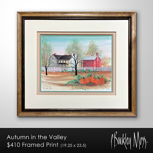 Autumn in the Valley Framed