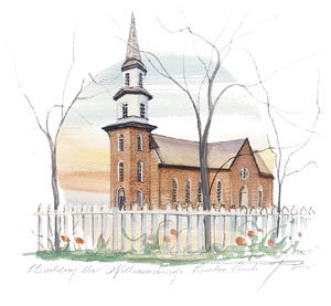 Williamsburg Bruton Parish - Artist Proof