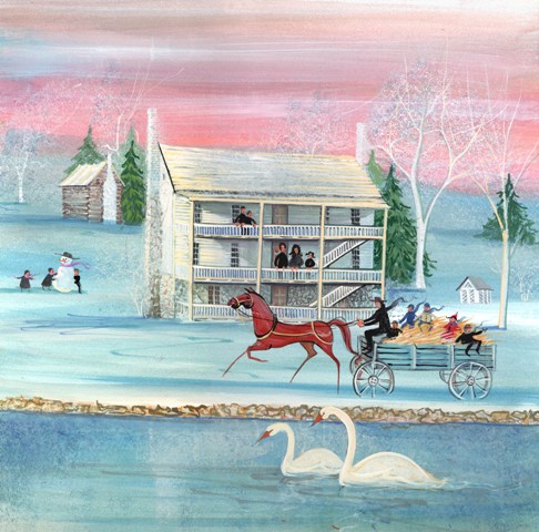 Winter at the Inn Gicle  - Artist Proof