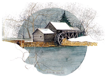 Winter at Mabry Mill ***Sold Out***