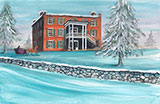 Winter at the Pritchard House, Winchester, VA - Artist Proof