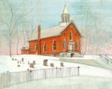 Winter at St. Thomas Gicle - Artist Proof