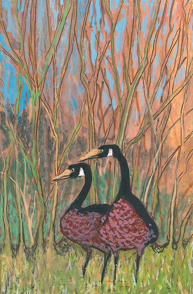 Woodland Pair Gicle - Artist Proof