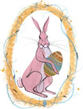 Hoppin' Down the Bunny Trail Giclée: P. Buckley Moss Galleries Ltd