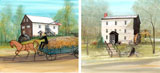 Riding by Strasburg's Old Mill & Spring at the Spengler Mill Gicles